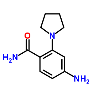 4-氨基-2-吡咯烷-1-苯甲酰胺结构式_878620-22-5结构式