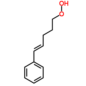 (E)-5-phenyl-4-pentenyl hydroperoxide Structure,87864-20-8Structure