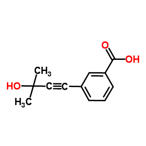 3-(3-Hydroxy-3-methylbut-1-ynyl)benzoic acid Structure,878742-28-0Structure