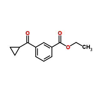 3-Carboethoxyphenyl cyclopropyl ketone Structure,878745-20-1Structure