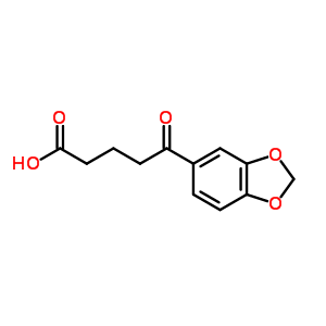 5-[3,4-(Methylenedioxy)phenyl]-5-oxovaleric acid Structure,87961-41-9Structure