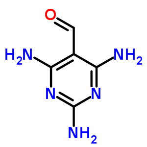 2,4,6-三氨基-5-嘧啶羧醛结构式_88075-69-8结构式
