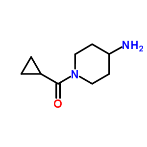 (4-氨基-哌啶-1-基)-环丙基-甲酮结构式_883106-47-6结构式