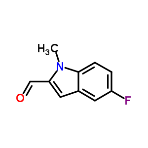 5-Fluoro-1-methyl-1H-indole-2-carbaldehyde Structure,883531-48-4Structure