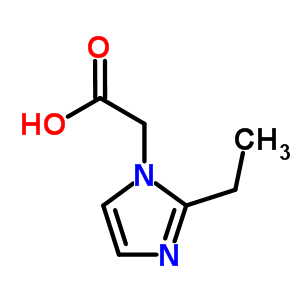 (2-Ethyl-1H-imidazol-1-yl)acetic acid Structure,883539-33-1Structure