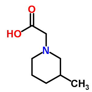 (3-Methylpiperidin-1-yl)acetic acid Structure,883542-90-3Structure