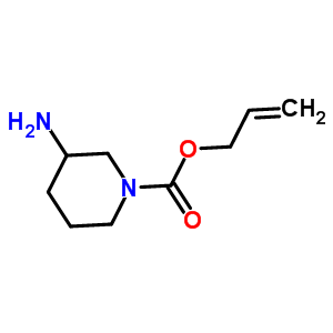 3-氨基-1-N-alloc-哌啶结构式_886363-44-6结构式