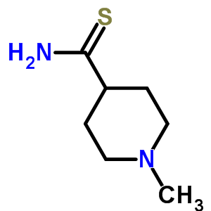 1-甲基哌啶-4-硫代羧胺结构式_88654-17-5结构式