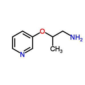 [2-(吡啶-3-基氧基)丙基]胺结构式_886763-53-7结构式