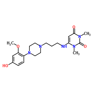 4-羟基呱胺甲尿啶结构式_88733-12-4结构式