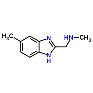 N-甲基-n-[(5-甲基-1H-苯并咪唑-2-基)甲基]胺双盐酸盐结构式_887571-32-6结构式