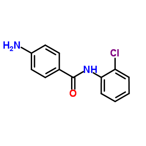 4-氨基-n-(2-氯苯基)苯甲酰胺结构式_888-79-9结构式