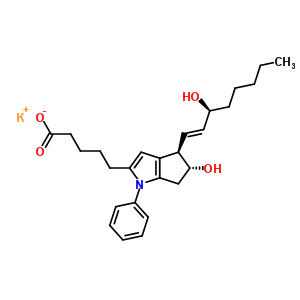 吡前列素钾盐结构式_88851-62-1结构式