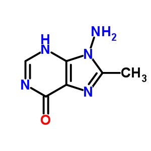 9-Amino-8-methyl-3h-purin-6-one Structure,88872-26-8Structure