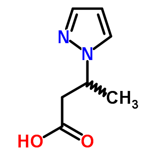 3-吡唑-1-丁酸结构式_890092-84-9结构式