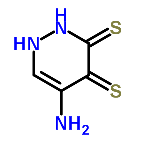 5-氨基-3,4-吡嗪二硫醇结构式_89033-50-1结构式