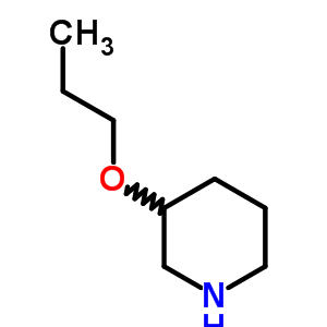 3-丙氧基-哌啶结构式_89122-72-5结构式