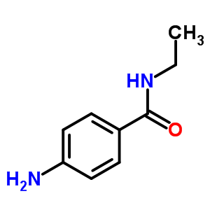 4-氨基-n-乙基苯甲酰胺结构式_89399-17-7结构式