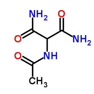 2-乙酰氨基丙烷二酰胺结构式_89417-98-1结构式