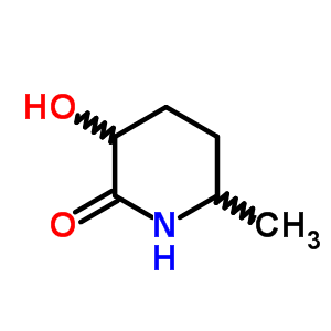 3-羟基-6-甲基-2-哌啶酮结构式_89531-35-1结构式