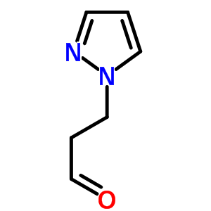 3-吡唑-1-基-丙醛结构式_89532-43-4结构式