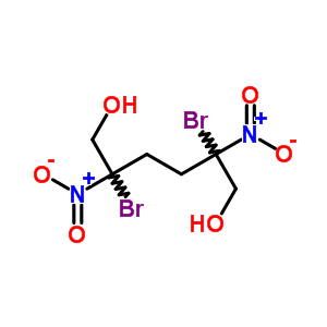 2,5-Dibromo-2,5-dinitro-hexane-1,6-diol Structure,89580-58-5Structure