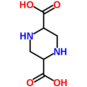 2,5-哌嗪二羧酸结构式_89601-10-5结构式