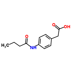 [4-(Butyrylamino)phenyl]acetic acid Structure,89625-67-2Structure