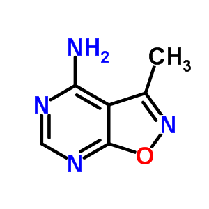 (9ci)-3-甲基-异噁唑并[5,4-d]嘧啶-4-胺结构式_89799-07-5结构式
