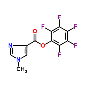 1-甲基-1H-咪唑-4-羧酸五氟苯酯结构式_898288-88-5结构式