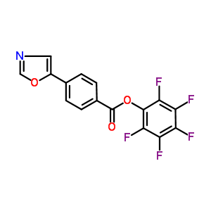 五氟苯基 4-(1,3-噁唑-5-基)苯甲酸结构式_898288-91-0结构式