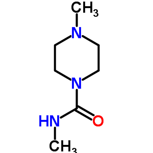 (7ci)-n,4-二甲基-1-哌嗪羧酰胺结构式_89856-17-7结构式