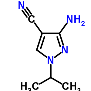 3-氨基-1-异丙基-1H-吡唑-4-甲腈
结构式_89897-29-0结构式