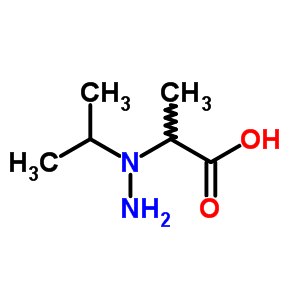 2-[1-(1-甲基乙基)肼基]-丙酸结构式_89937-49-5结构式