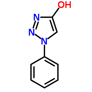 1-苯基-1H-1,2,3-噻唑-4-醇结构式_90004-10-7结构式