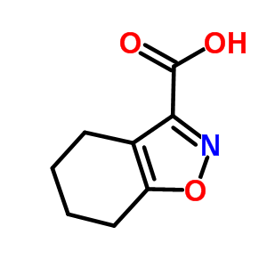 4,5,6,7-Tetrahydro-1,2-benzisoxazole-3-carboxylic acid Structure,90005-77-9Structure