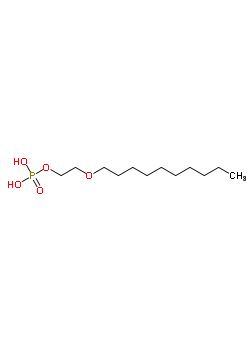 alpha-膦酰-omega-(癸基氧基)-聚氧乙烯醚结构式_9004-80-2结构式