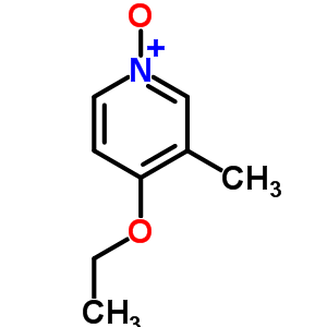 4-乙氧基-3-甲基吡啶 1-氧化物结构式_90087-16-4结构式