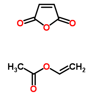 乙酸乙烯酯与呋喃-2,5-二酮的聚合物结构式_9011-07-8结构式