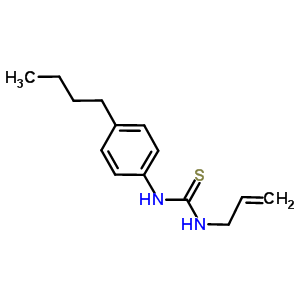 1-烯丙基-3-(4-丁基苯基)硫代脲结构式_902637-62-1结构式