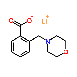 2-(吗啉甲基)苯甲酸锂结构式_904696-60-2结构式