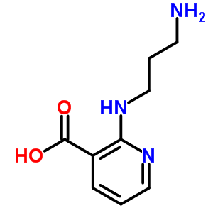 2-(3-氨基丙基氨基)-烟酸结构式_904813-55-4结构式