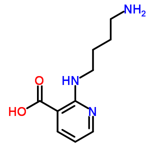 2-(4-氨基丁基氨基)-烟酸结构式_904813-60-1结构式