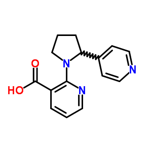 2-(2-吡啶-4-吡咯烷-1-基)-烟酸结构式_904816-93-9结构式
