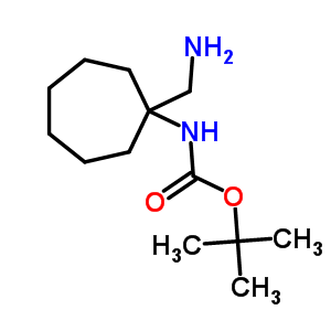 (1-氨基甲基环庚基)-氨基甲酸叔丁酯结构式_904817-67-0结构式