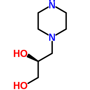 (S)-3-(piperazin-1-yl)propane-1,2-diol Structure,904896-44-2Structure