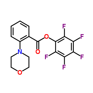 2-吗啉-4-基苯甲酸五氟苯酯结构式_906352-59-8结构式
