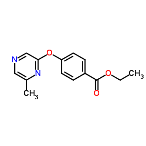 Ethyl 4-[(6-methylpyrazin-2-yl)oxy]benzoate Structure,906353-03-5Structure