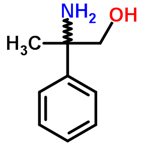 2-氨基-2-苯基-丙醇结构式_90642-81-2结构式