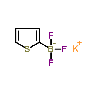 2-噻吩三氟硼酸钾结构式_906674-55-3结构式